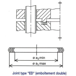 Joint spiralé ED NF EP 3,2 mm