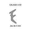 Joint de calage type A