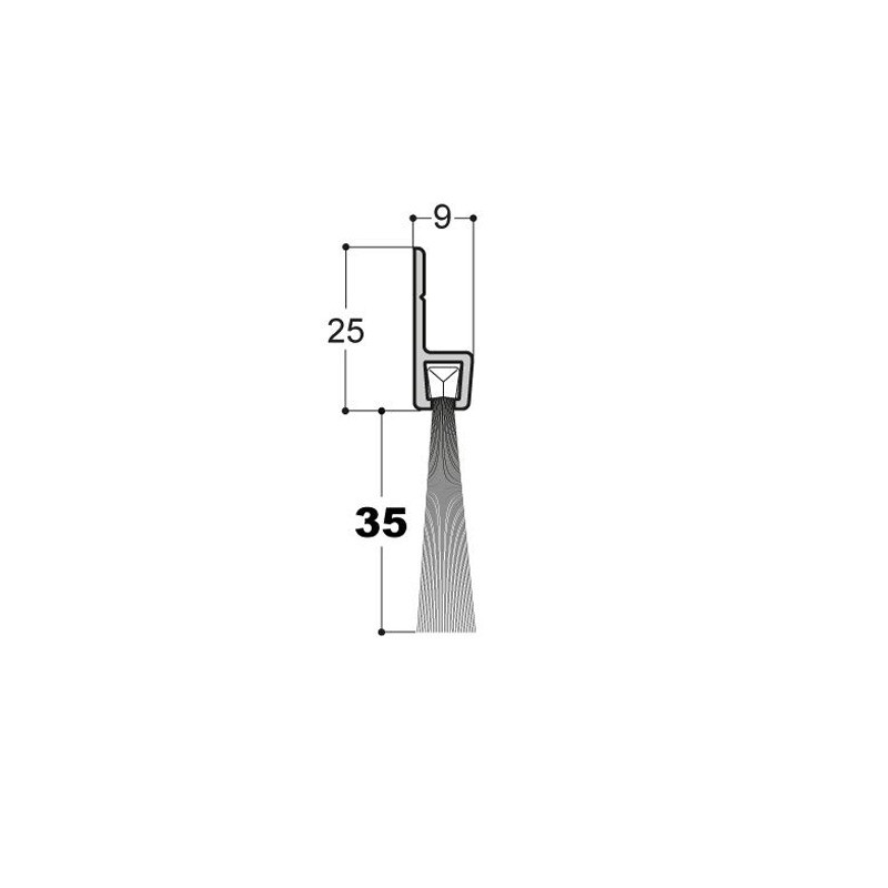 Plinthe-brosse verticale A2 Plinthe-brosse verticale A2