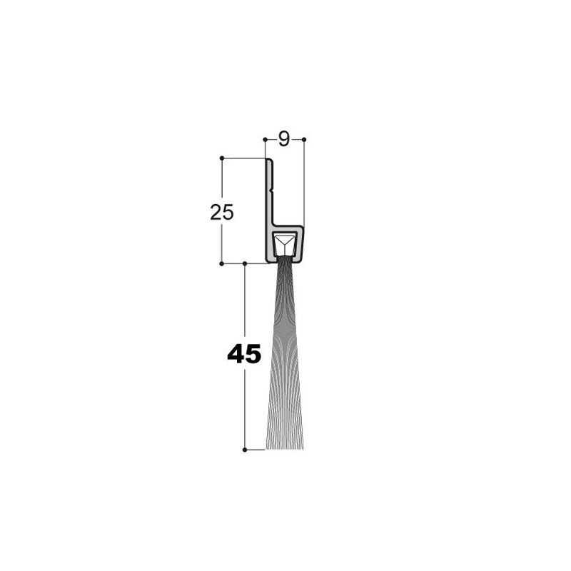 Plinthe-brosse verticale A2 Plinthe-brosse verticale A2