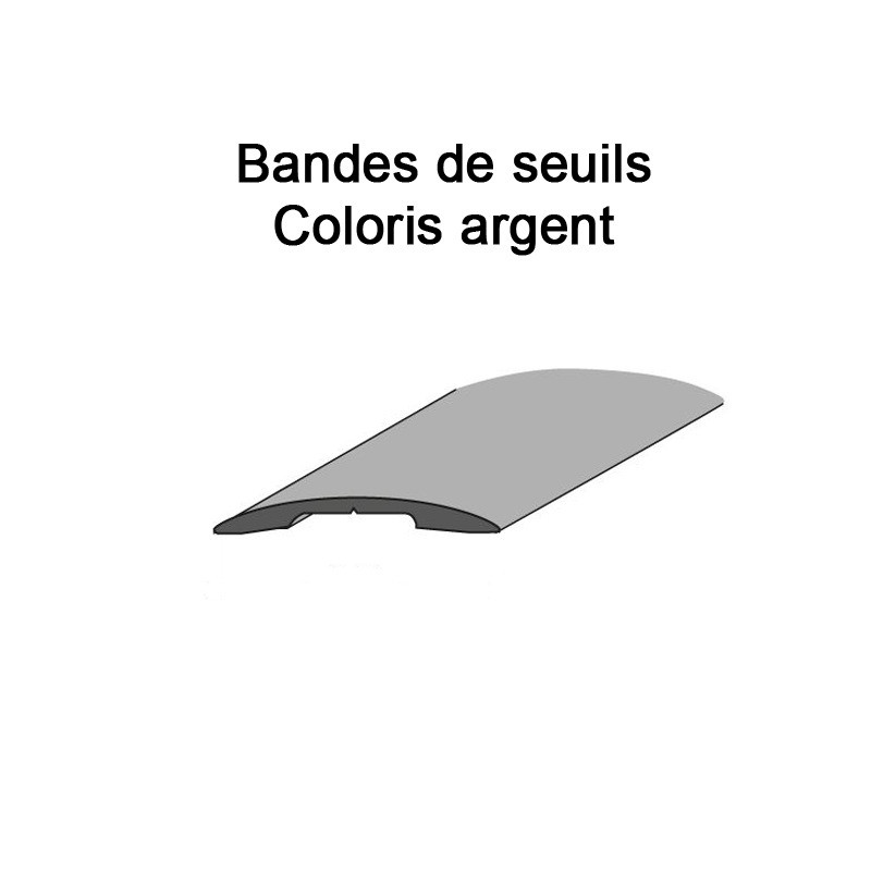 Bande de seuil ALU coloris argent Bande de seuil ALU coloris argent