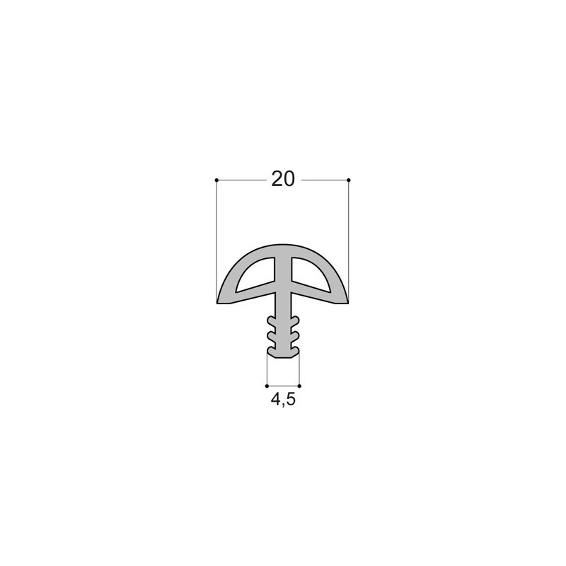 Bordure de chant demi-ronde PVC Bordure de chant demi-ronde PVC