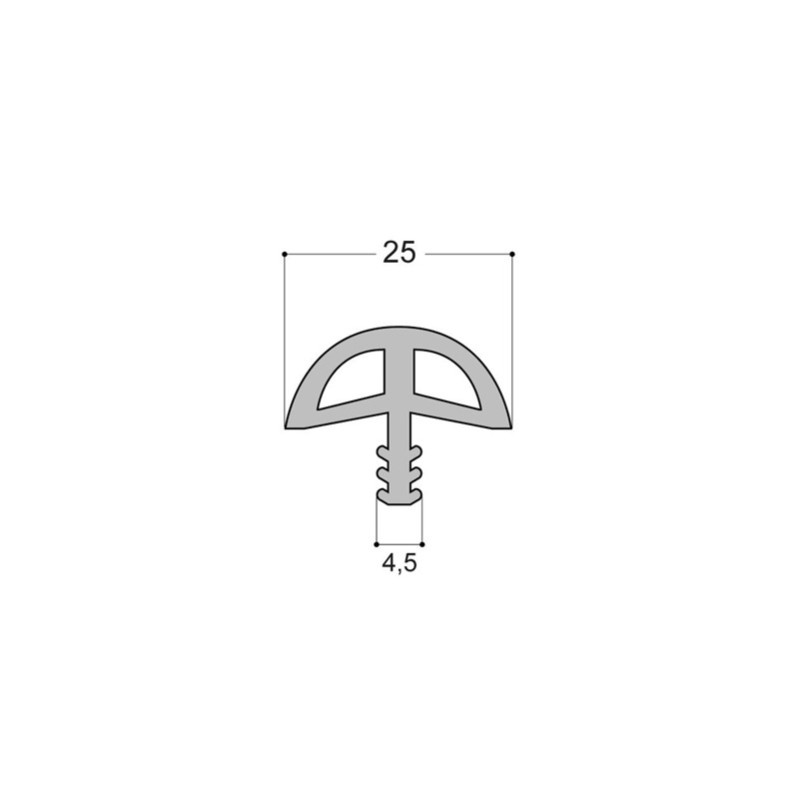 Bordure de chant demi-ronde PVC Bordure de chant demi-ronde PVC