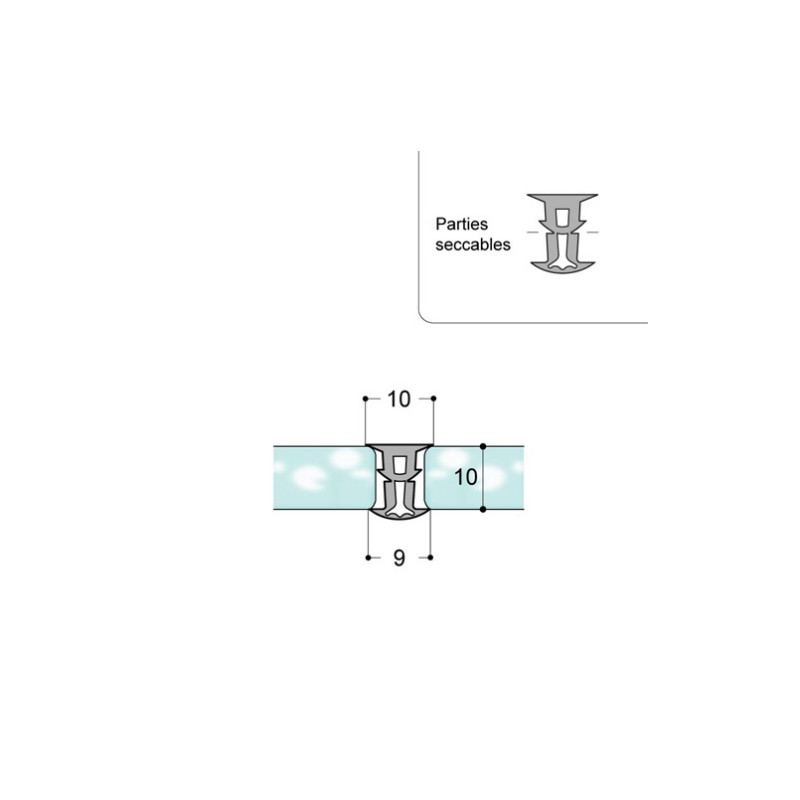 Queue de sapin silicone 5/8 Queue de sapin silicone 5/8