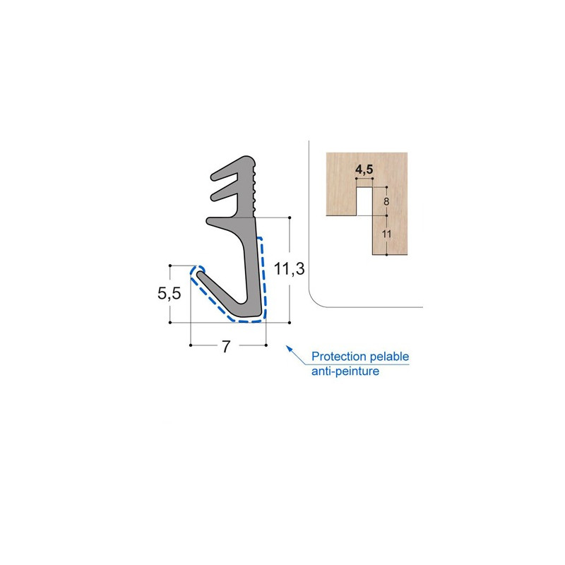 Joint d'ouvrant PVC OP3 Joint d'ouvrant PVC OP3