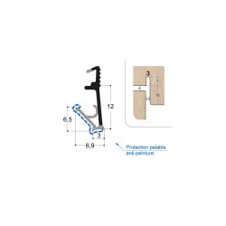 Joint isophonique multichambre F12 R3 PR Joint isophonique multichambre F12 R3 PR