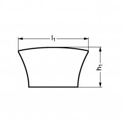 Courroie trapézoïdale GATES ou OPTIBELT pour une gorge de 13 mm de large. TYPE A.