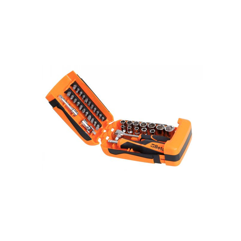 Coffret BETA T22-900/C39 composé de 11 douilles 6 pans 21 embouts pour visseuses et 7 accessoires Coffret BETA T22-900/C39 composé de 11 douilles 6 pans 21 embouts pour visseuses et 7 accessoires