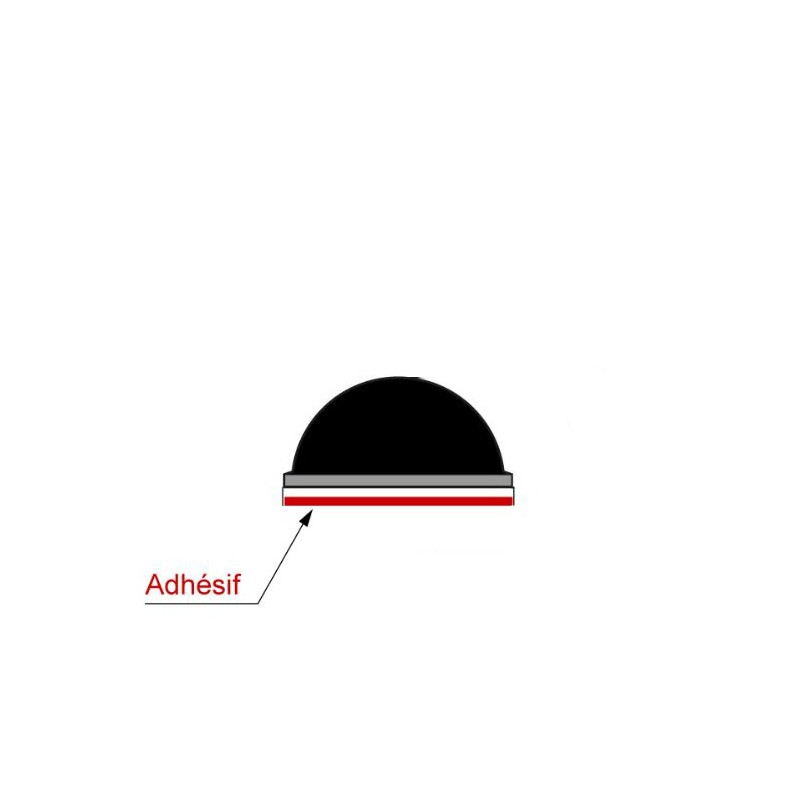 Butée adhésive noire Butée adhésive noire