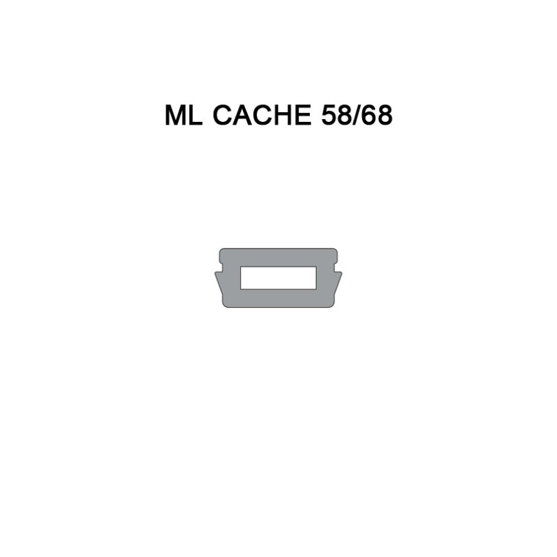 Seuil thermique H 42, porte 68 mm + ML JN4 + ML CACHE 58/68 Seuil thermique H 42, porte 68 mm + ML JN4 + ML CACHE 58/68