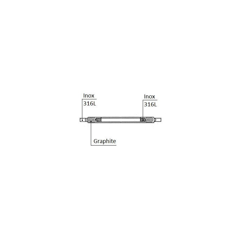 Joint spiralé GR Inox316L class 300 C/I Joint spiralé GR Inox316L class 300 C/I