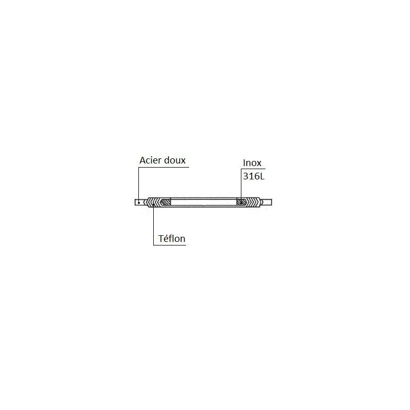Joint spiralé PTFE PN 10/16 C/I Joint spiralé PTFE PN 10/16 C/I
