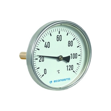 WTpin 2 Pièces Thermomètre 63mm étanche, Température Caan Ressort, Thermomètre 0-120° Avec