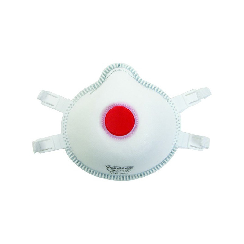 5 Masques FFP3 avec valve d'expiration contre l'amiante 5 Masques FFP3 avec valve d'expiration contre l'amiante