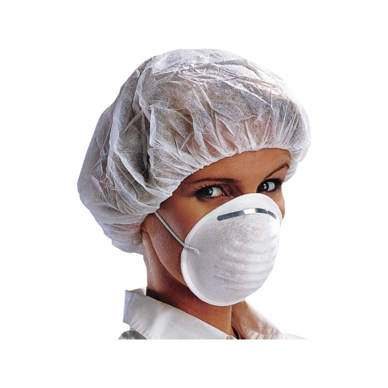 50 Masques d'hygiène forme coquille 50 Masques d'hygiène forme coquille