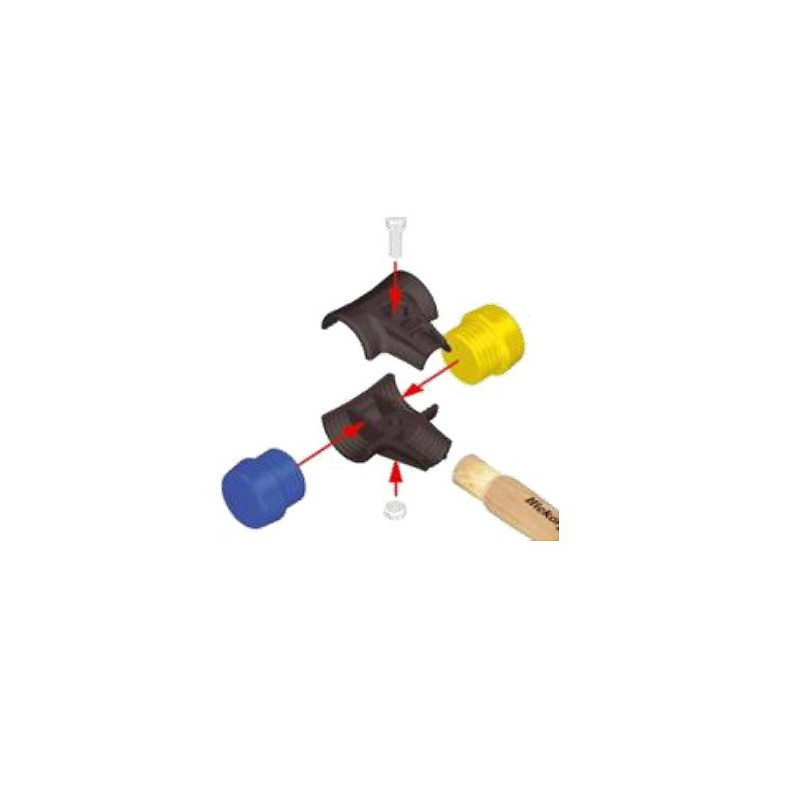 Embout de rechange maillet WIH430 Embout de rechange maillet WIH430