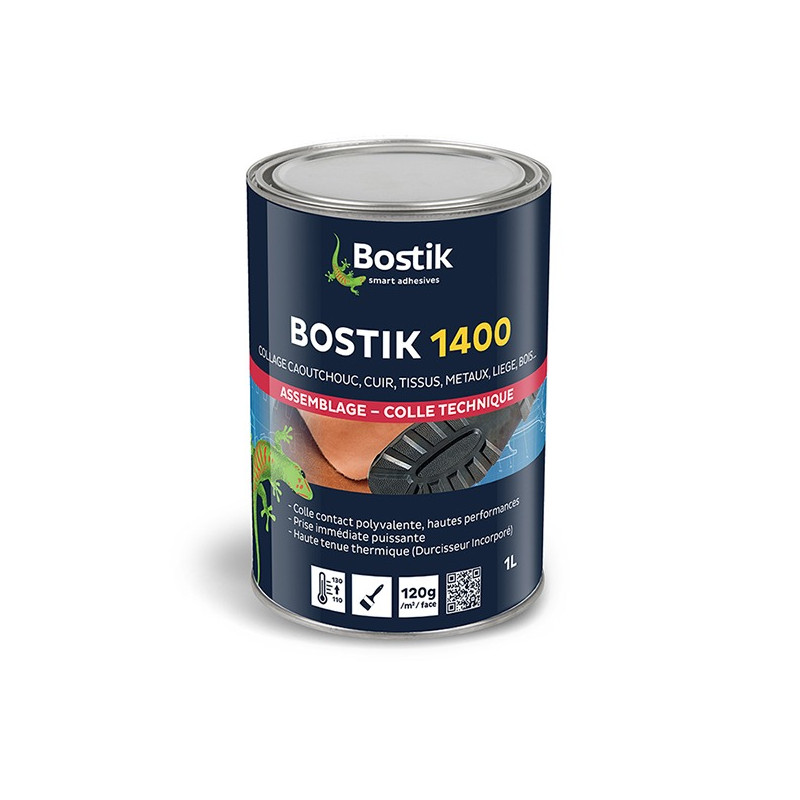Bostik Colle 1400 néoprène polyvalente en 1 Litre