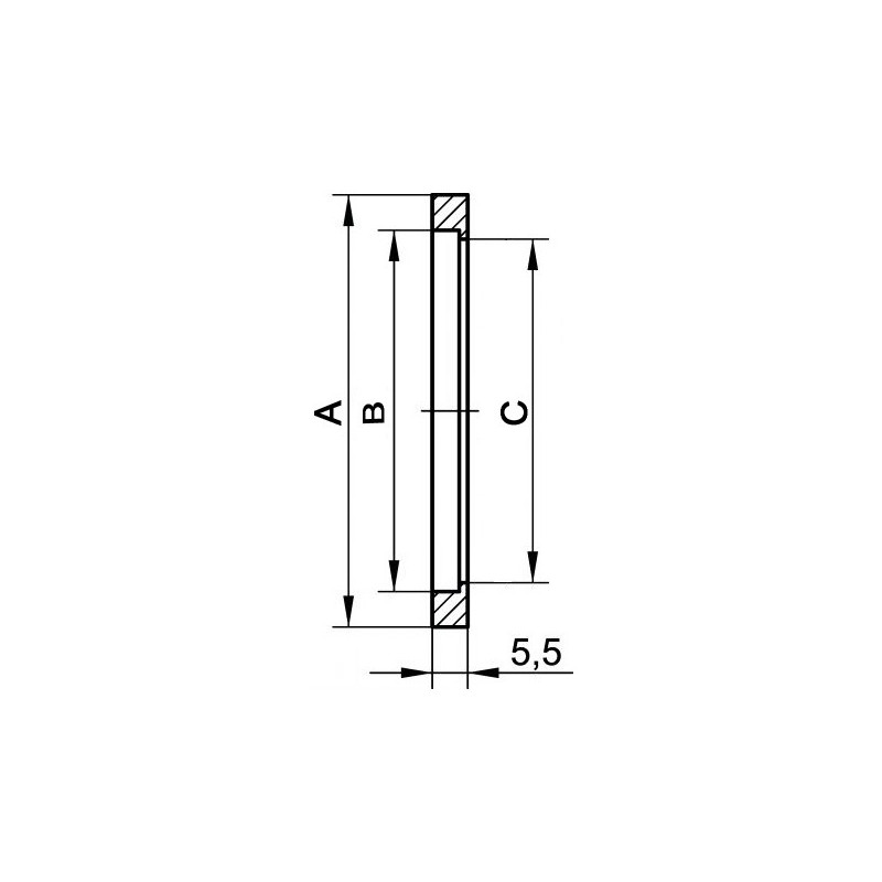 5 Joints PTFE raccord SMS 5 Joints PTFE raccord SMS