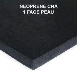 Plaque caoutchouc cellulaire étanche néoprène CNA 1 face peau