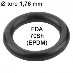 Joints toriques EPDM 703901 FDA Ø tore 1,78 mm Sachet 10 joints