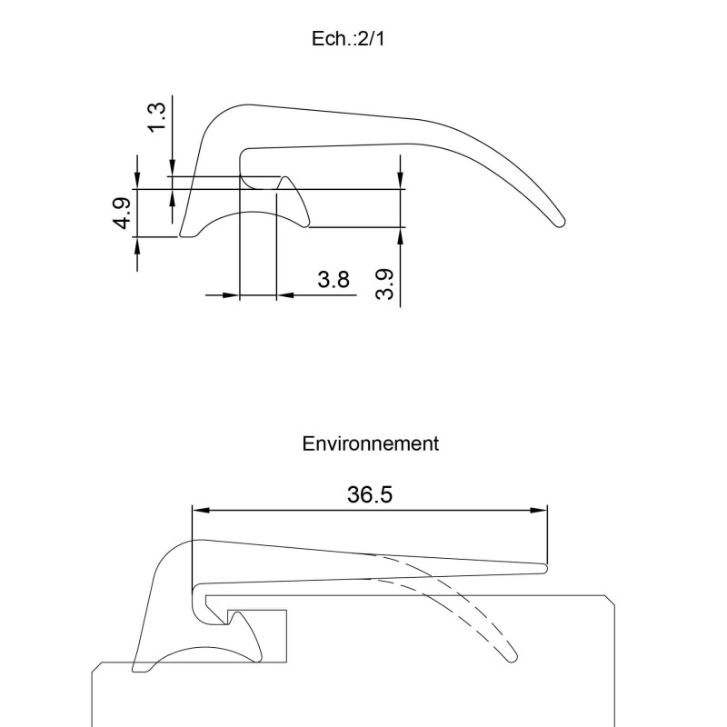Joint application chevron 1V474 Joint application chevron 1V474
