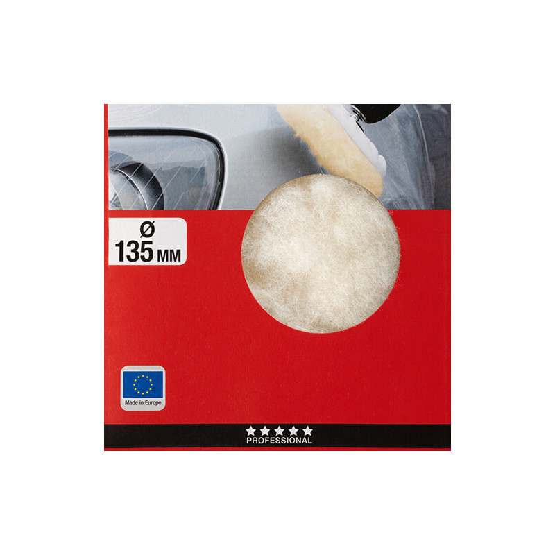 Bonnet de polissage laine agneau support normal Bonnet de polissage laine agneau support normal