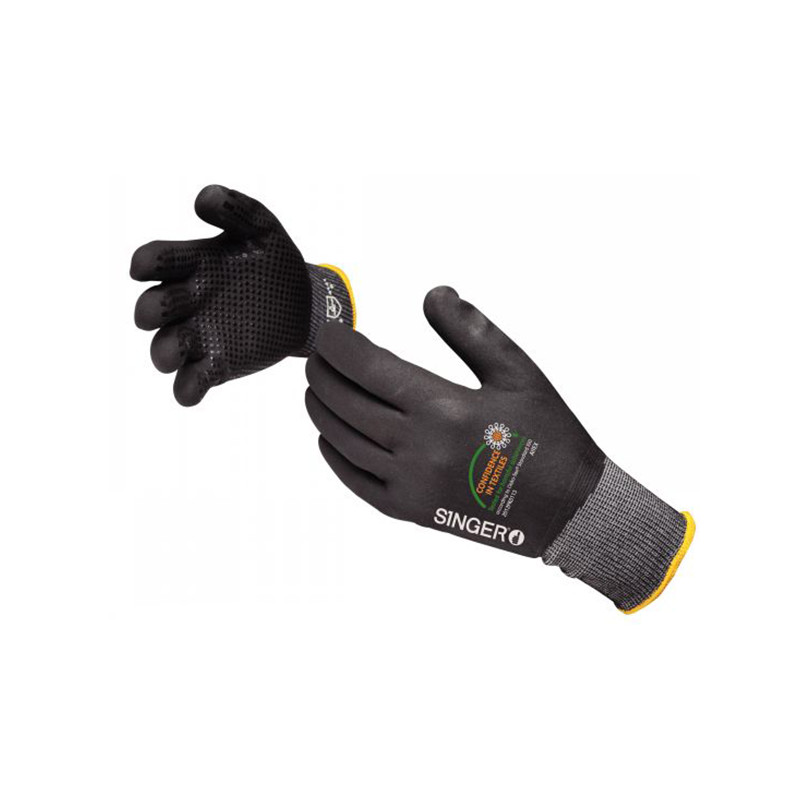 Paire gants enduction nitrile mousse T8/9/10 Paire gants enduction nitrile mousse T8/9/10