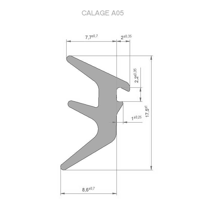 Joint de calage type A Joint de calage type A
