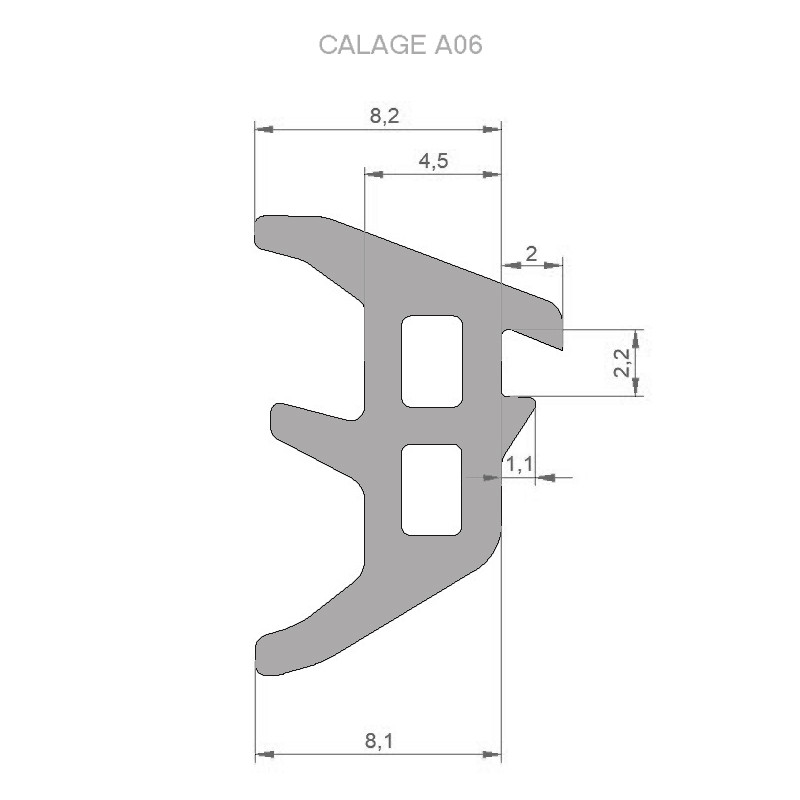 Joint de calage type A Joint de calage type A
