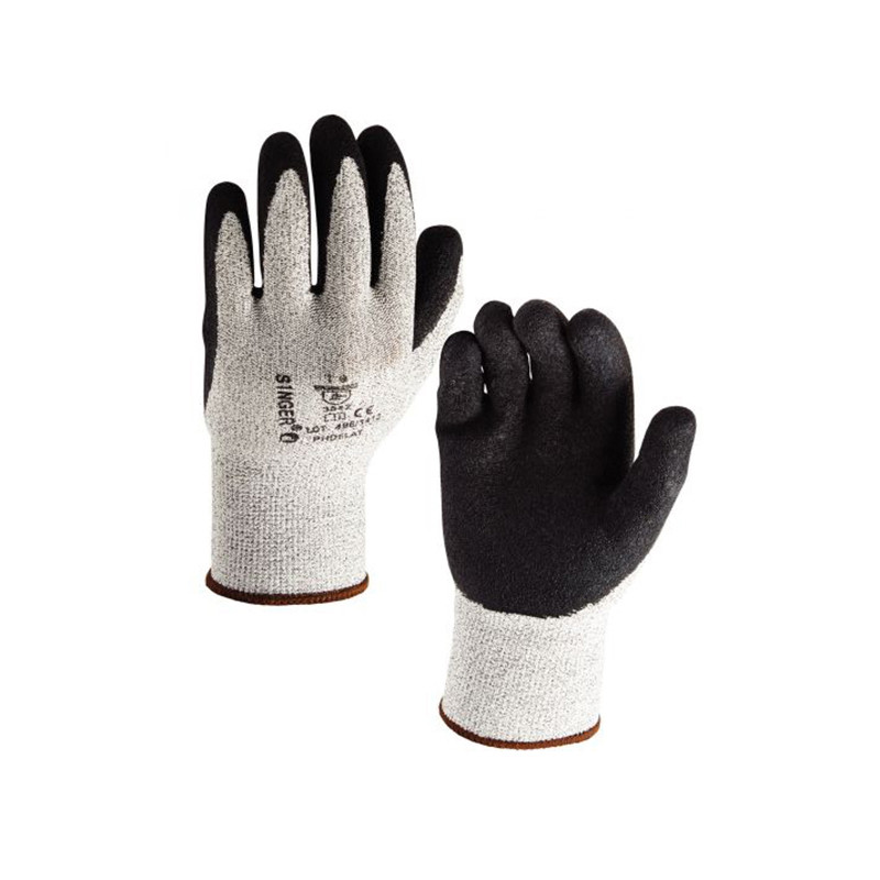 Paire gants enduction latex crêpé T9/10/11 Paire gants enduction latex crêpé T9/10/11