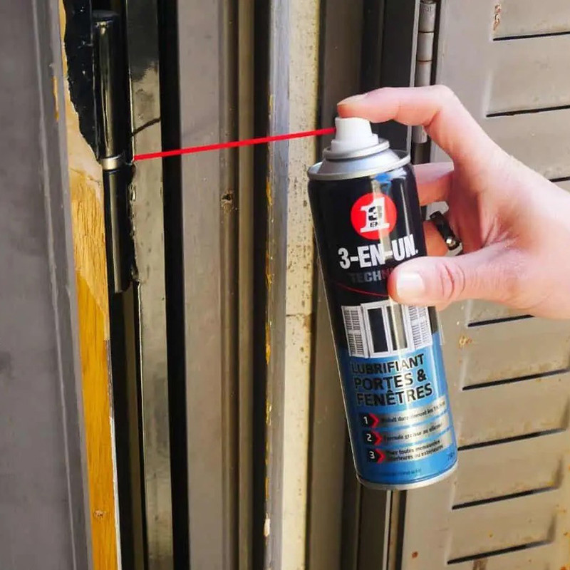 3EN1 Lubrifiant porte et fenêtre 250ML 3EN1 Lubrifiant porte et fenêtre 250ML