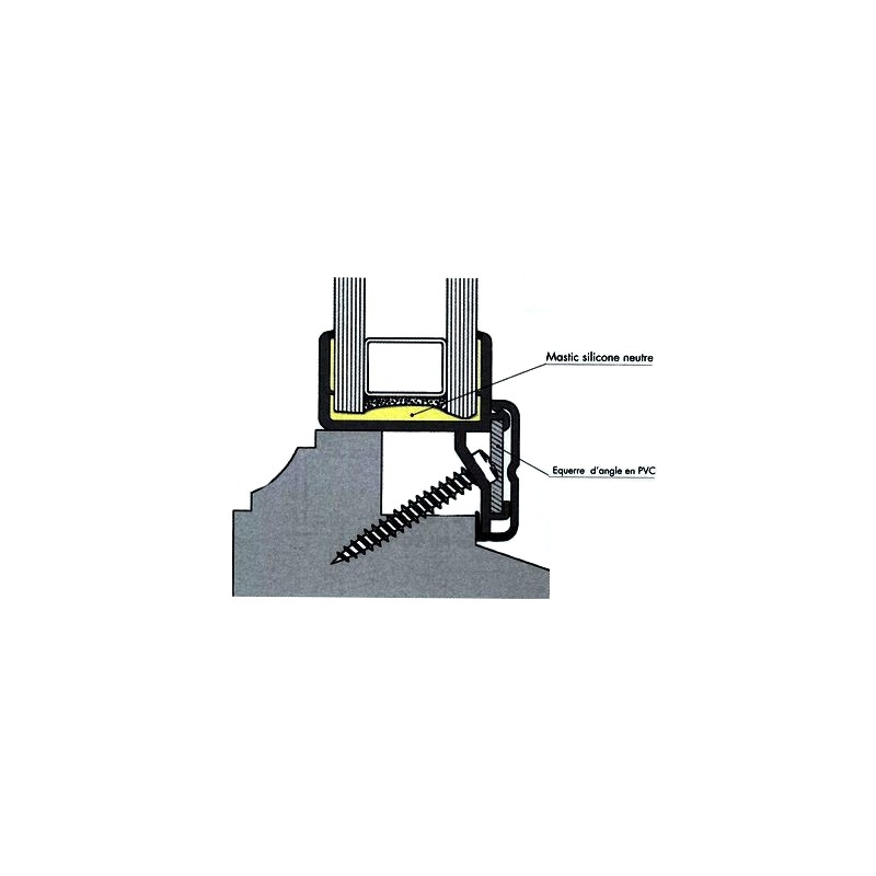 Profilé pour doubles-vitrages 20 mm Profilé pour doubles-vitrages 20 mm