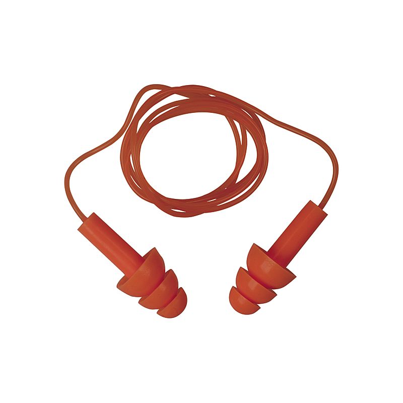 Bouchons d'oreilles SNR 29 db silicone souple, 10 paires