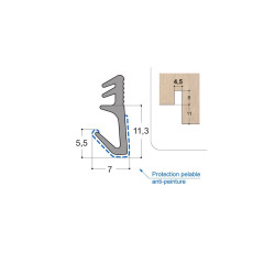 Joint d'ouvrant PVC OP3 Joint d'ouvrant PVC OP3