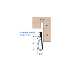 Joint isophonique monochambre OP4 PR DD Joint isophonique monochambre OP4 PR DD