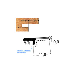 Joint d'ouvrant mono-matière JB12 R4 PR Joint d'ouvrant mono-matière JB12 R4 PR