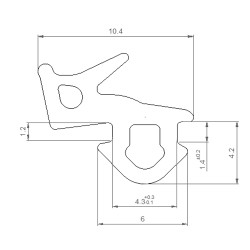 Joint S1126 gamme VEKA® Joint S1126 gamme VEKA®