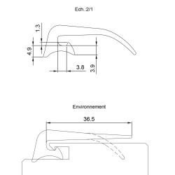 Joint application chevron 1V474 Joint application chevron 1V474