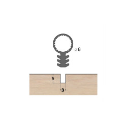 Joint à tube mono-matière T08 R3