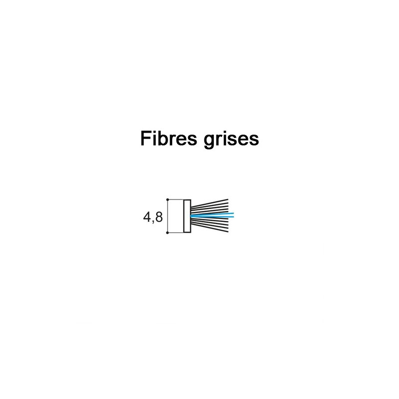 Joint-brosse fibres grises 4,8 Joint-brosse fibres grises 4,8