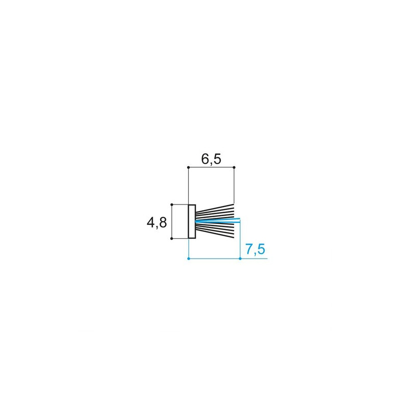 Joint-brosse fibres grises 4,8 Joint-brosse fibres grises 4,8