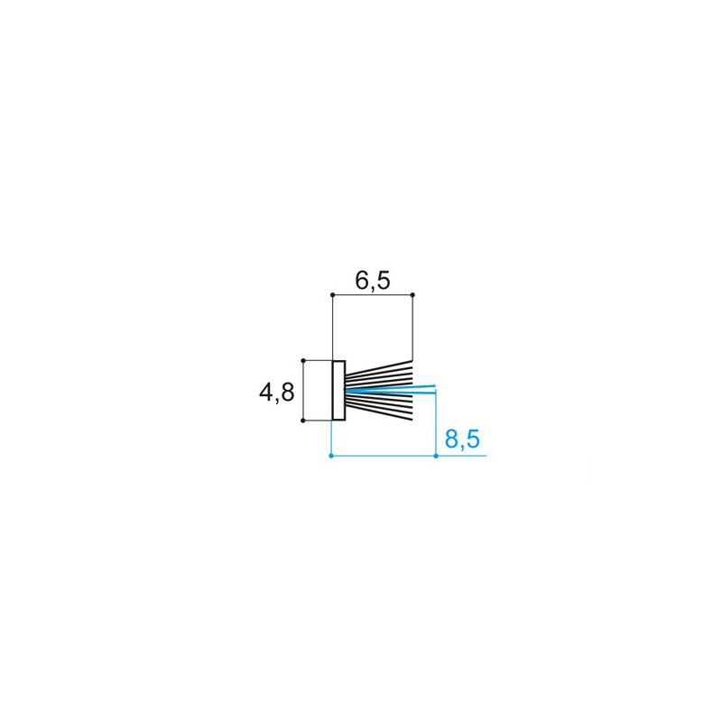 Joint-brosse fibres grises 4,8 Joint-brosse fibres grises 4,8
