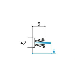 Joint-brosse fibres grises 4,8 Joint-brosse fibres grises 4,8