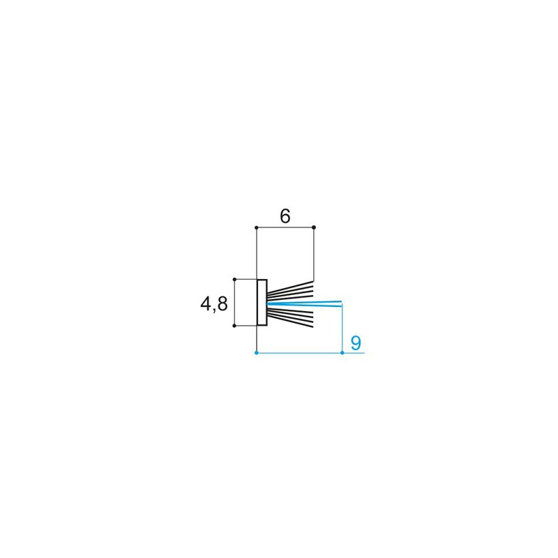 Joint-brosse fibres grises 4,8 Joint-brosse fibres grises 4,8