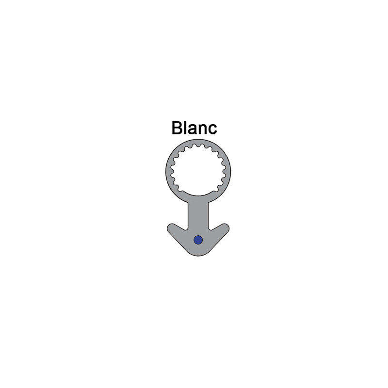 Joint tubulaire queue d'ancre FV blanc Joint tubulaire queue d'ancre FV blanc