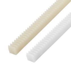 Crémaillère POM H m 0,5 à 3 mm denture droite fraisée Crémaillère POM H m 0,5 à 3 mm denture droite fraisée