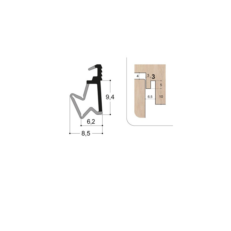Joint isophonique F10 R3 Joint isophonique F10 R3