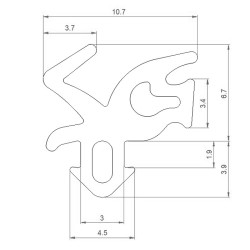 Joint S1182 gamme ALUPLAST® Joint S1182 gamme ALUPLAST®