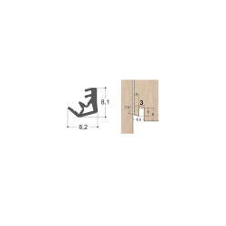 Joint d'ouvrant mono-matière OC5 S Joint d'ouvrant mono-matière OC5 S