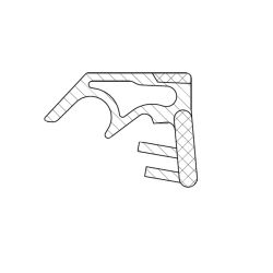 Joint S 7494 pour recouvrement sur ouvrant Joint S 7494 pour recouvrement sur ouvrant